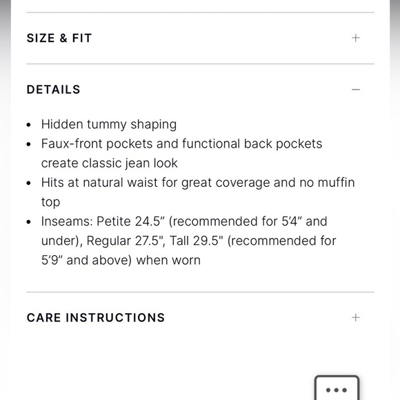 SPANX NEW Jean-ish Leggings Earthy Taupe Pull On Tummy Shaping Sz S - Picture 9 of 10